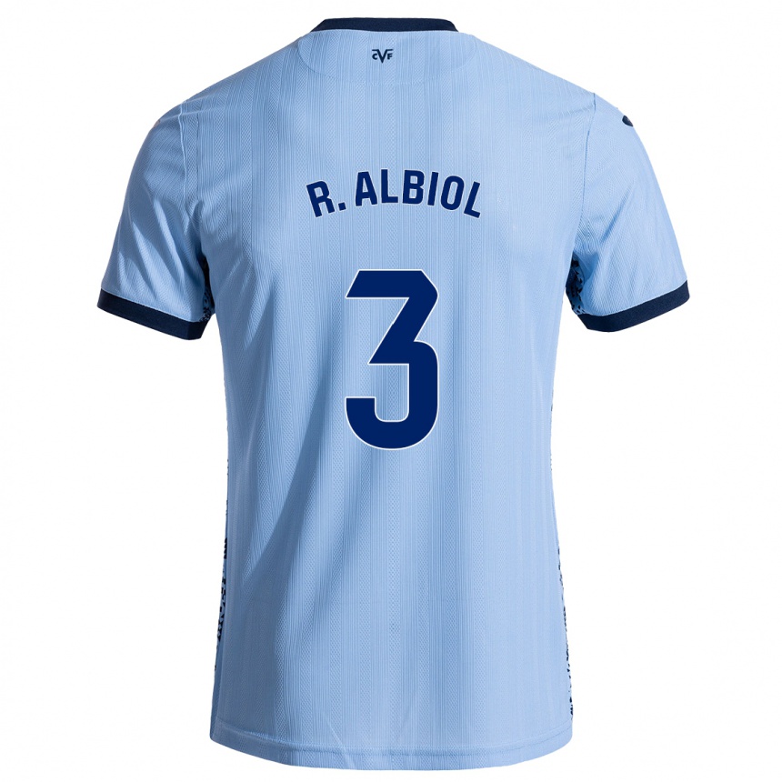 Kids Football Raúl Albiol #3 Sky Blue Away Jersey 2024/25 T-Shirt