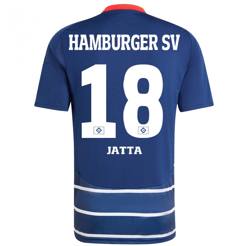 Kids Football Bakery Jatta #18 Dark Blue Away Jersey 2024/25 T-Shirt