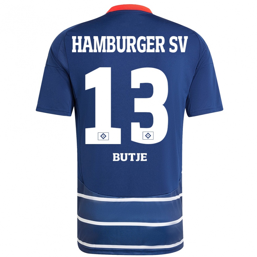 Kids Football Sophie Bütje #13 Dark Blue Away Jersey 2024/25 T-Shirt