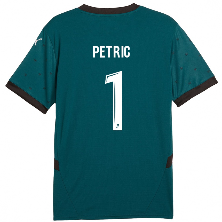 Kids Football Denis Petric #1 Dark Green Away Jersey 2024/25 T-Shirt