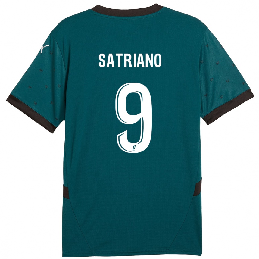 Kids Football Martín Satriano #9 Dark Green Away Jersey 2024/25 T-Shirt