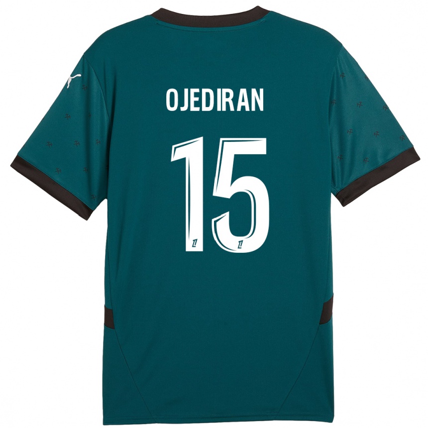 Kids Football Hamzat Ojediran #15 Dark Green Away Jersey 2024/25 T-Shirt