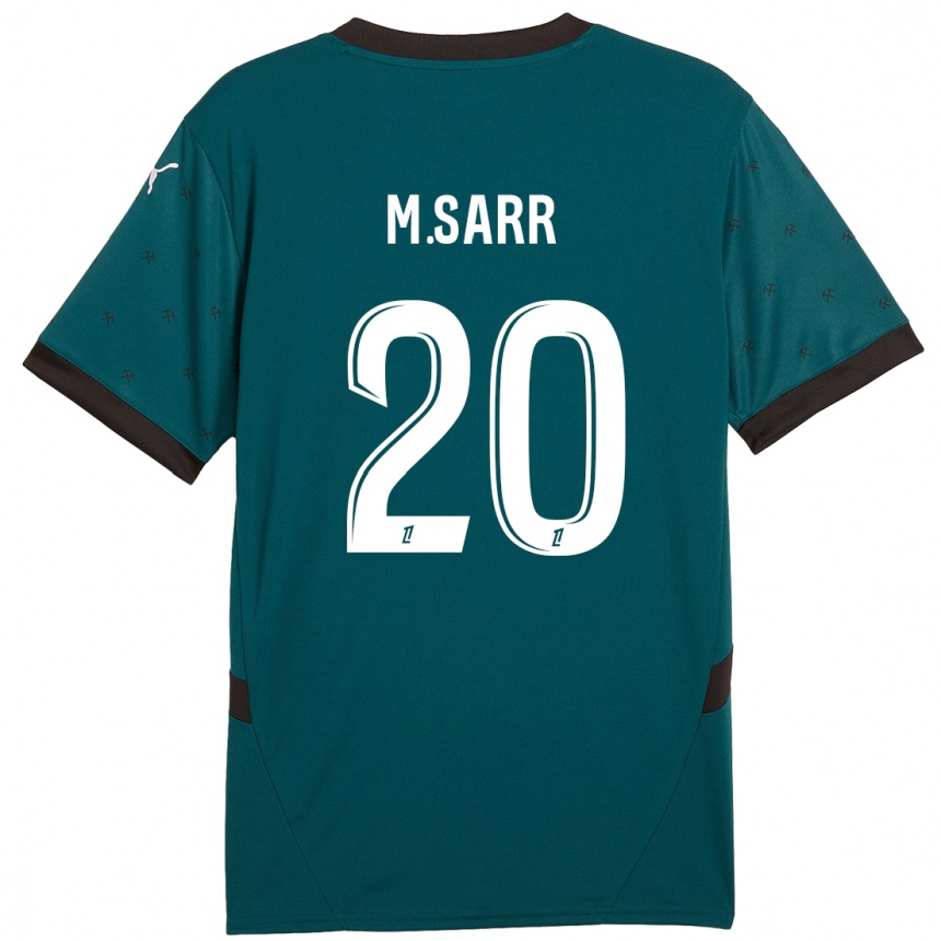 Kids Football Malang Sarr #20 Dark Green Away Jersey 2024/25 T-Shirt