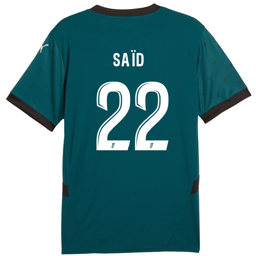 Kids Football Wesley Saïd #22 Dark Green Away Jersey 2024/25 T-Shirt