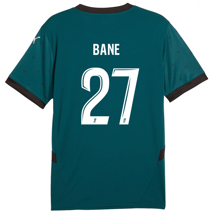 Kids Football Sidi Bane #27 Dark Green Away Jersey 2024/25 T-Shirt