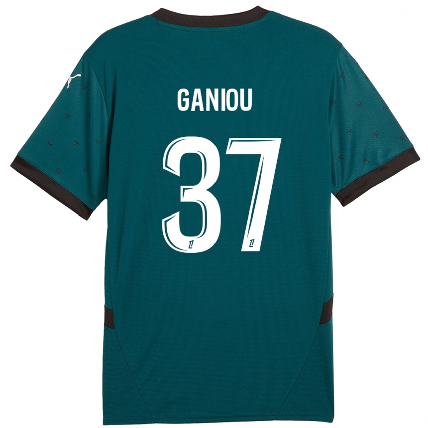 Kids Football Ismaëlo Ganiou #37 Dark Green Away Jersey 2024/25 T-Shirt