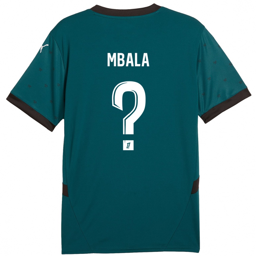 Kids Football Keny Mbala #0 Dark Green Away Jersey 2024/25 T-Shirt