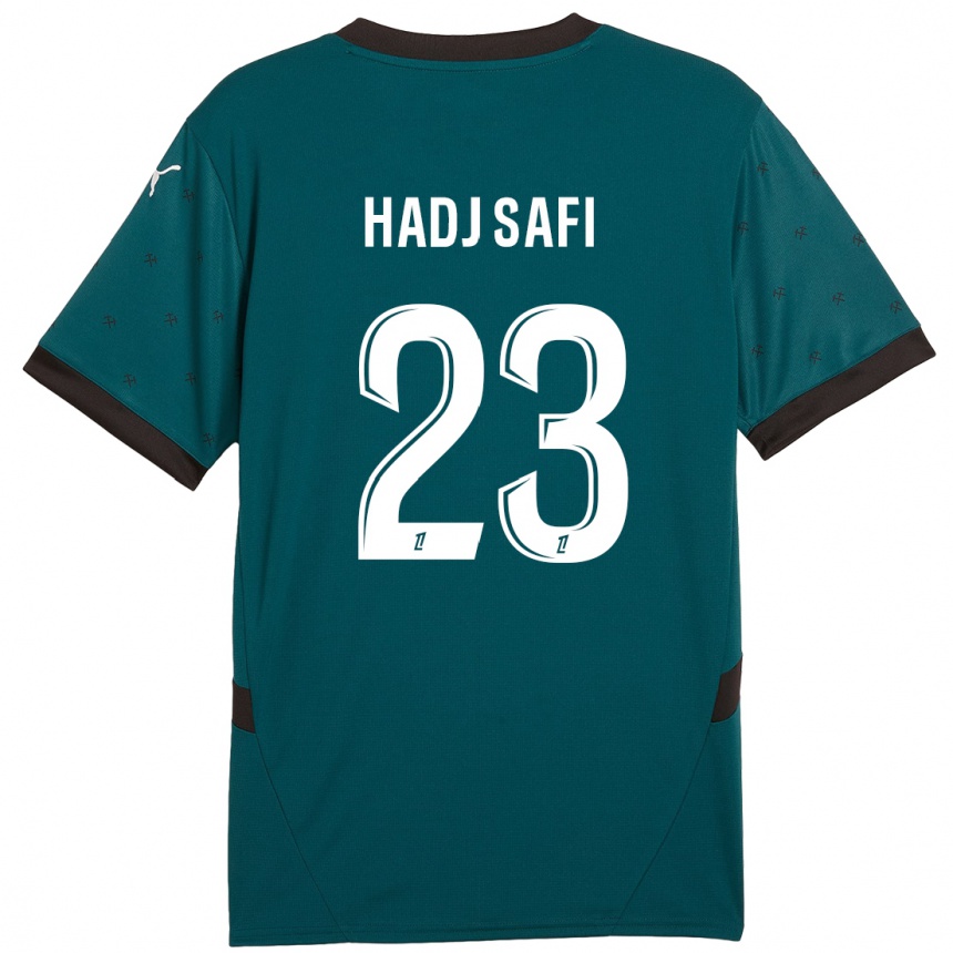 Kids Football Souhina Hadj Safi #23 Dark Green Away Jersey 2024/25 T-Shirt