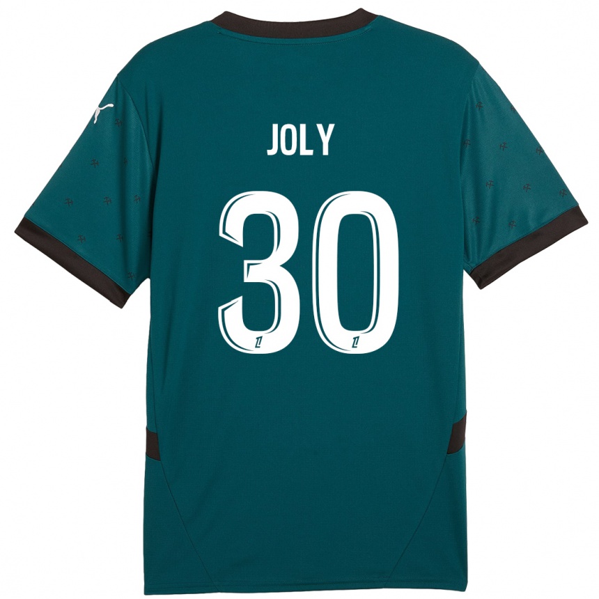 Kids Football Blandine Joly #30 Dark Green Away Jersey 2024/25 T-Shirt