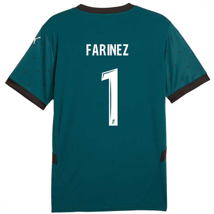 Kids Football Wuilker Fariñez #1 Dark Green Away Jersey 2024/25 T-Shirt