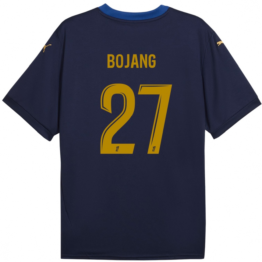 Kids Football Adama Bojang #27 Navy Gold Away Jersey 2024/25 T-Shirt