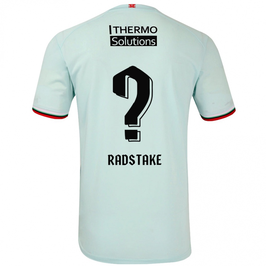 Kids Football Ruben Radstake #0 Light Green Away Jersey 2024/25 T-Shirt