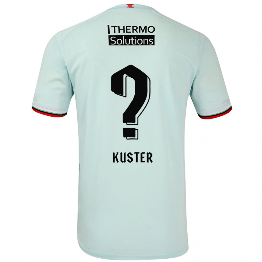 Kids Football Harrie Kuster #0 Light Green Away Jersey 2024/25 T-Shirt