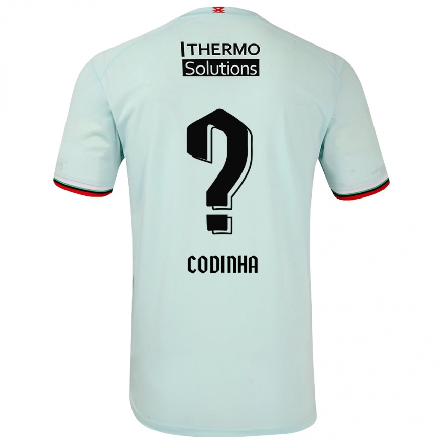 Kids Football Tiago Codinha #0 Light Green Away Jersey 2024/25 T-Shirt