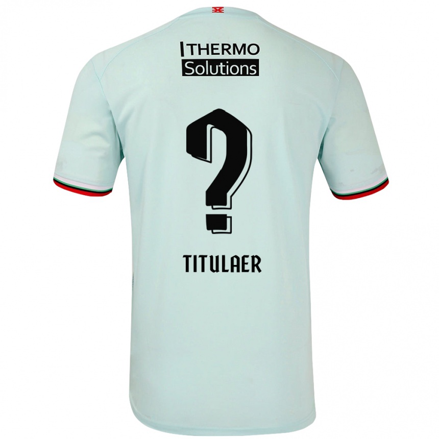 Kids Football Björn Titulaer #0 Light Green Away Jersey 2024/25 T-Shirt