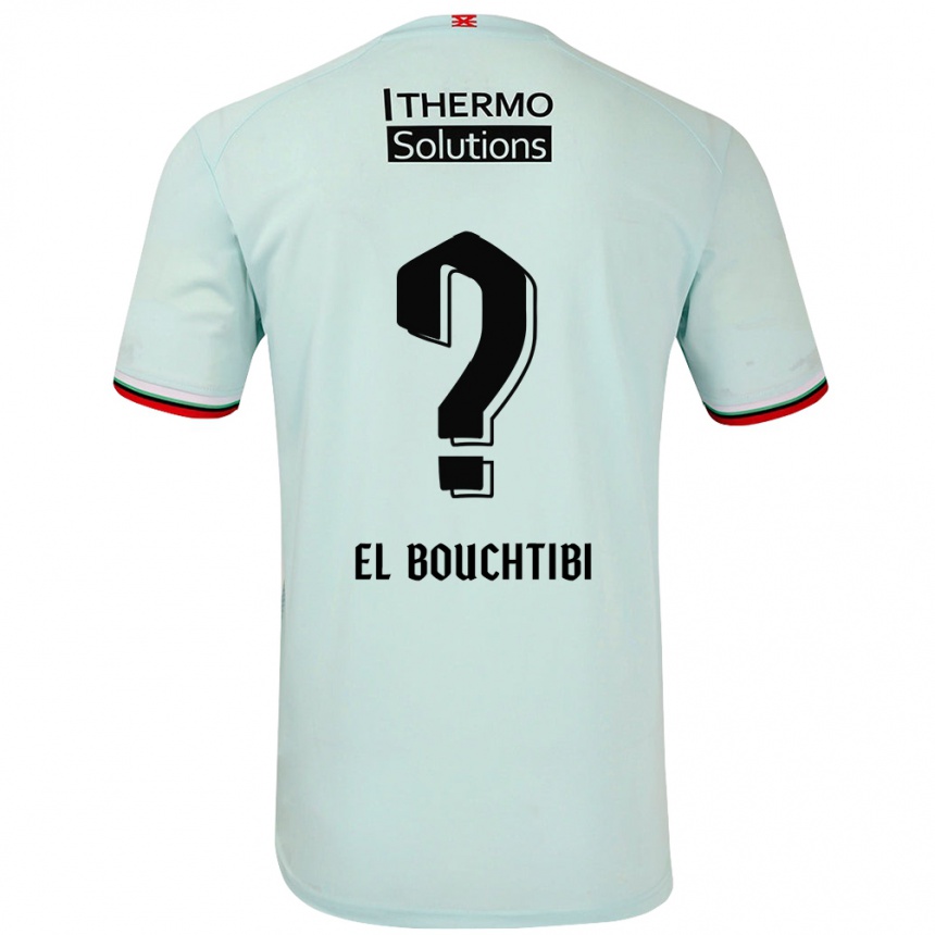 Kids Football Ilias El Bouchtibi #0 Light Green Away Jersey 2024/25 T-Shirt