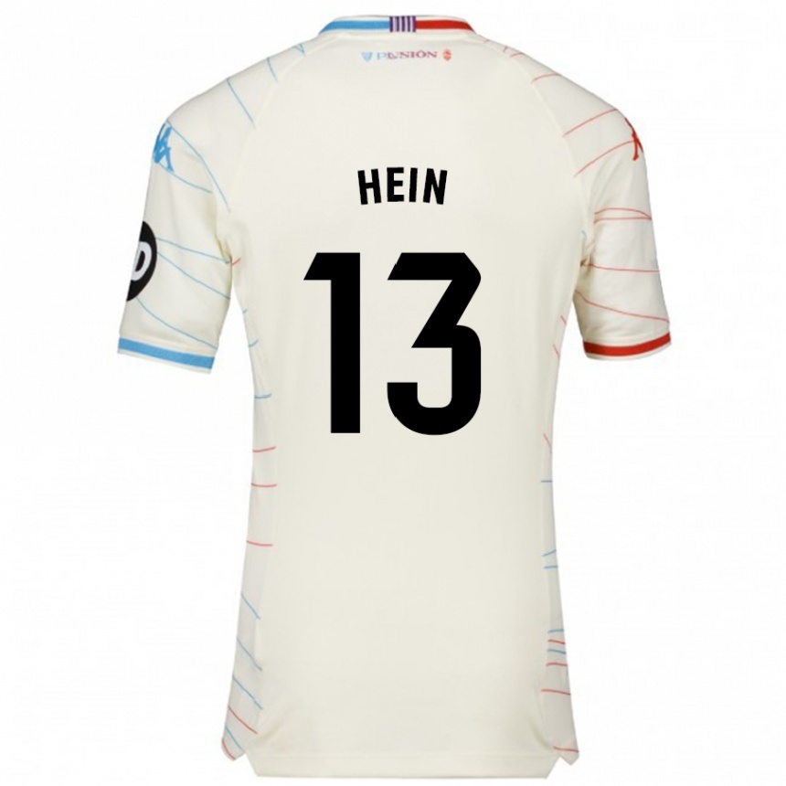 Kids Football Karl Hein #13 White Red Blue Away Jersey 2024/25 T-Shirt