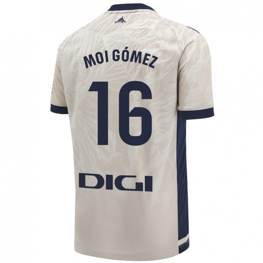 Kids Football Moi Gómez #16 Light Gray Away Jersey 2024/25 T-Shirt