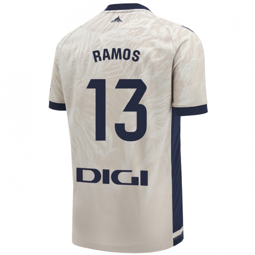 Kids Football Darío Ramos #13 Light Gray Away Jersey 2024/25 T-Shirt