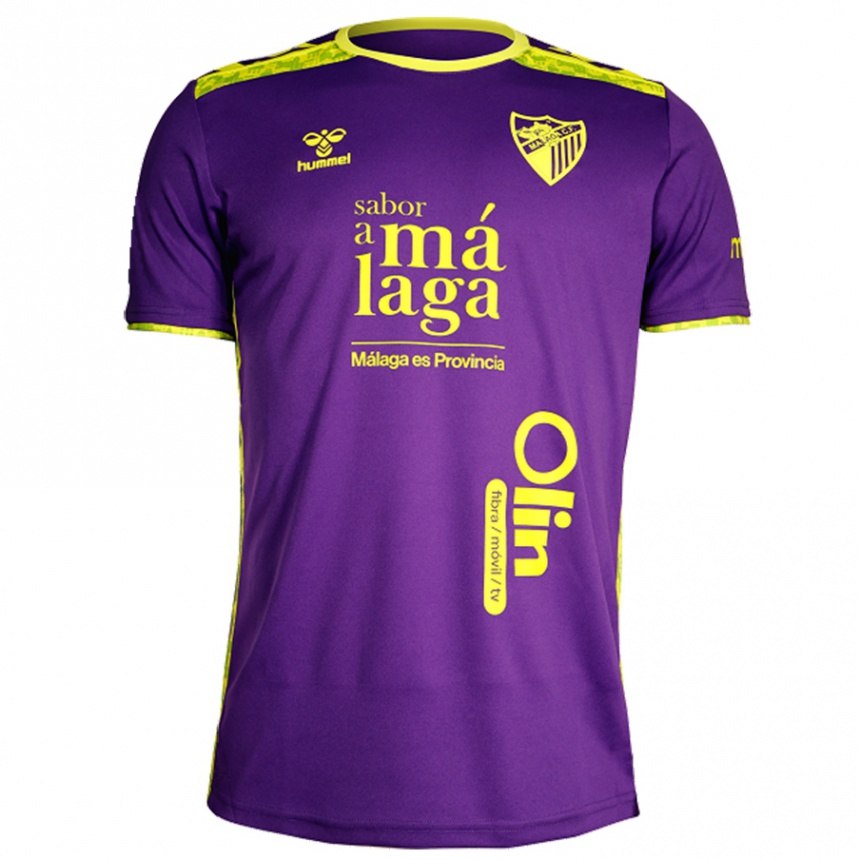 Kids Football Alba #13 Purple Yellow Away Jersey 2024/25 T-Shirt