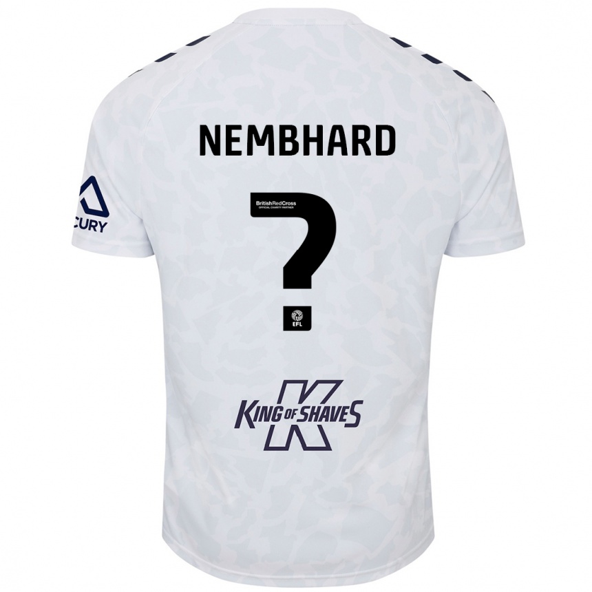 Kids Football Kesiah Nembhard #0 White Away Jersey 2024/25 T-Shirt