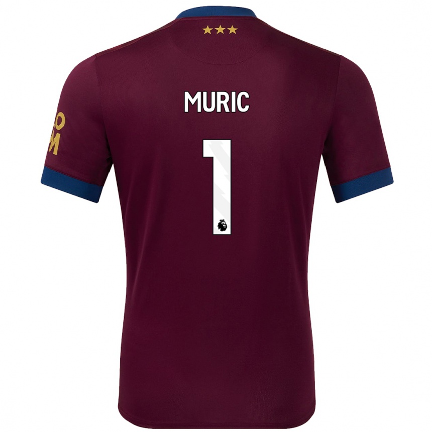 Kids Football Arijanet Muric #1 Brown Away Jersey 2024/25 T-Shirt