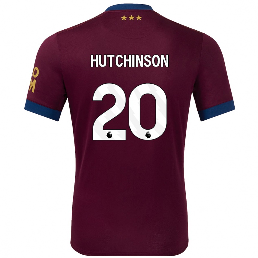 Kids Football Omari Hutchinson #20 Brown Away Jersey 2024/25 T-Shirt