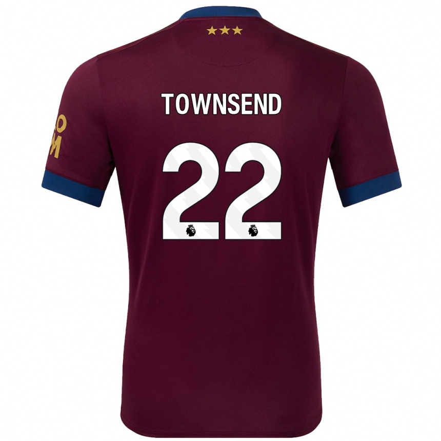 Kids Football Conor Townsend #22 Brown Away Jersey 2024/25 T-Shirt