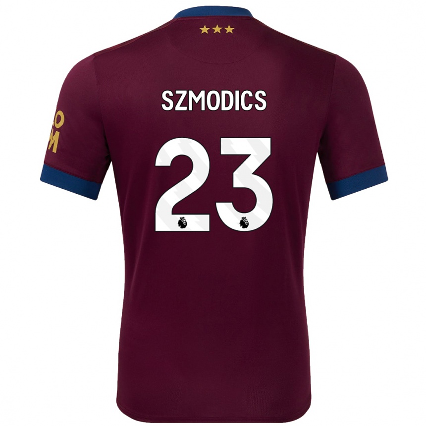 Kids Football Sammie Szmodics #23 Brown Away Jersey 2024/25 T-Shirt