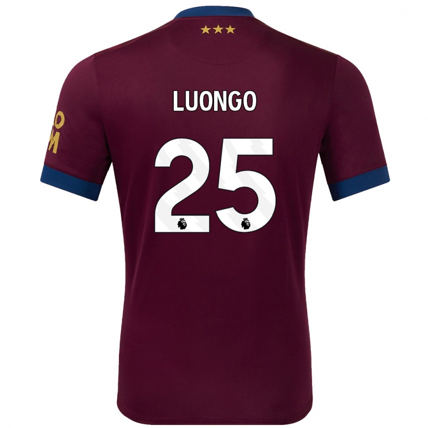 Kids Football Massimo Luongo #25 Brown Away Jersey 2024/25 T-Shirt