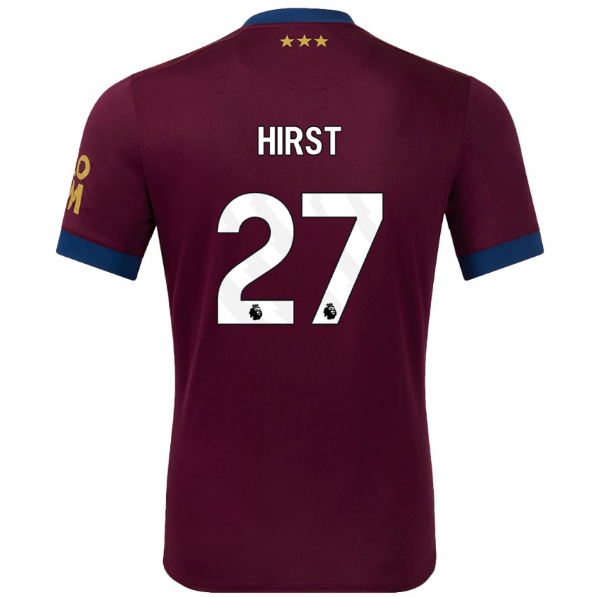 Kids Football George Hirst #27 Brown Away Jersey 2024/25 T-Shirt