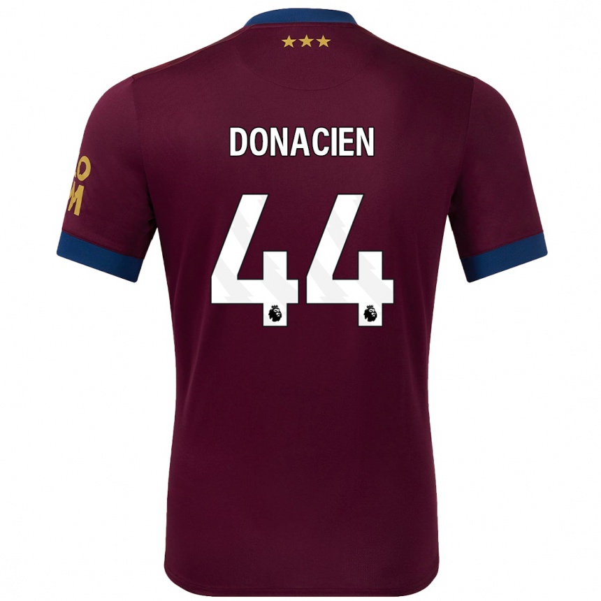 Kids Football Janoi Donacien #44 Brown Away Jersey 2024/25 T-Shirt