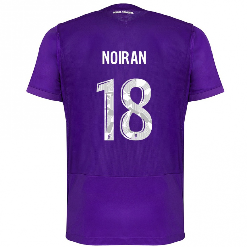 Men Football Clara Noiran #18 Purple White Home Jersey 2024/25 T-Shirt