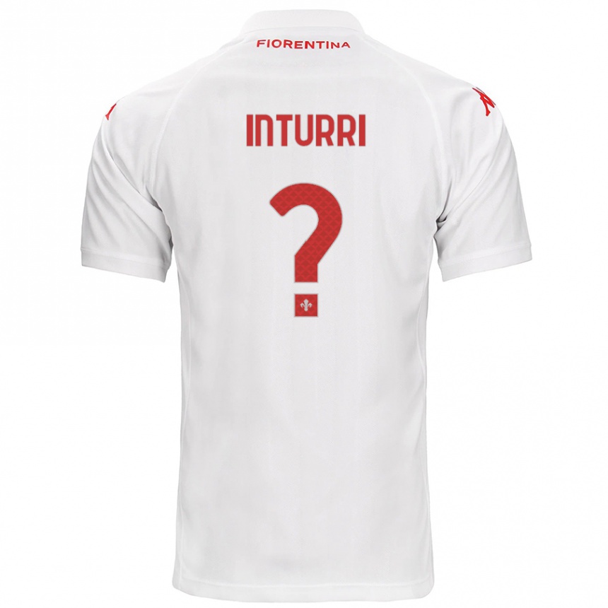 Men Football Roberto Inturri #0 White Away Jersey 2024/25 T-Shirt