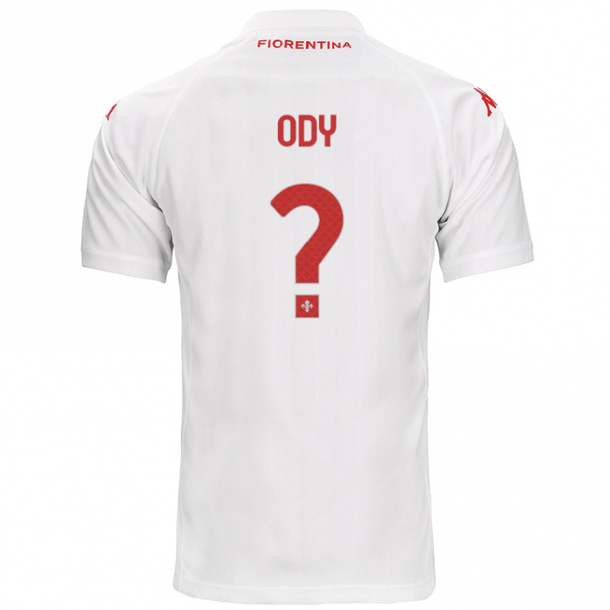 Men Football Edwin Ody #0 White Away Jersey 2024/25 T-Shirt