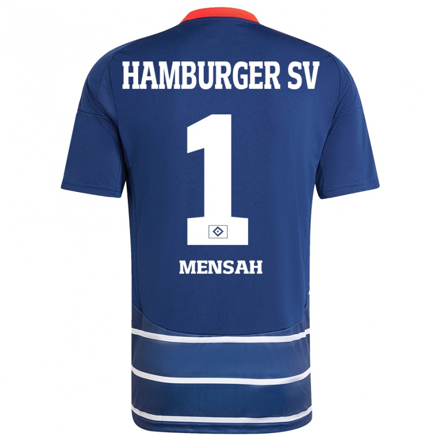 Men Football Steven Mensah #1 Dark Blue Away Jersey 2024/25 T-Shirt