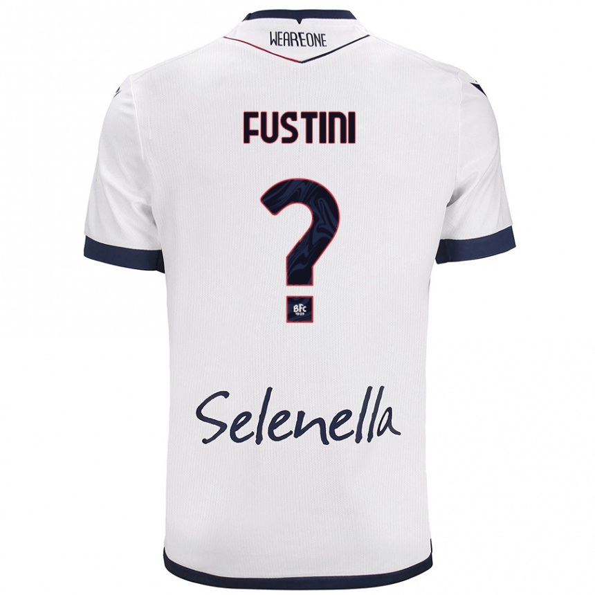 Women Football Kevin Fustini #0 White Royal Blue Away Jersey 2024/25 T-Shirt