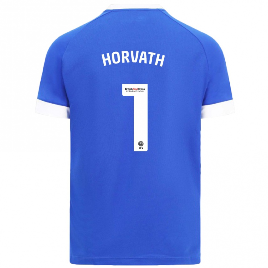 Kids Football Ethan Horvath #1 Sky Blue Home Jersey 2024/25 T-Shirt