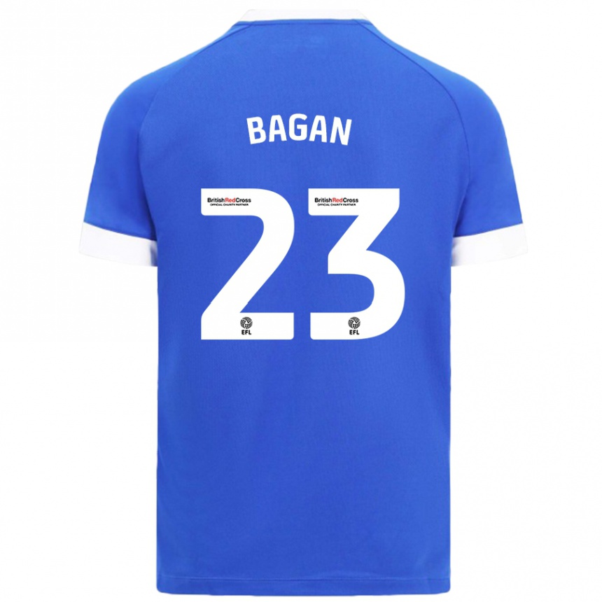 Kids Football Joel Bagan #23 Sky Blue Home Jersey 2024/25 T-Shirt