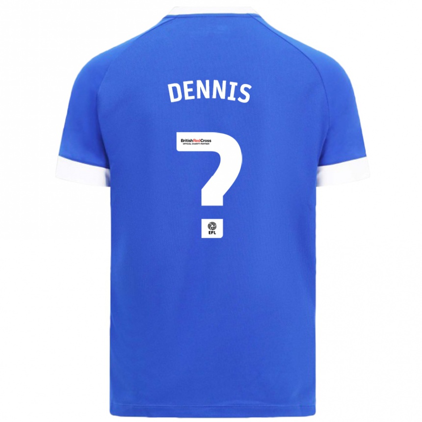 Kids Football Jake Dennis #0 Sky Blue Home Jersey 2024/25 T-Shirt