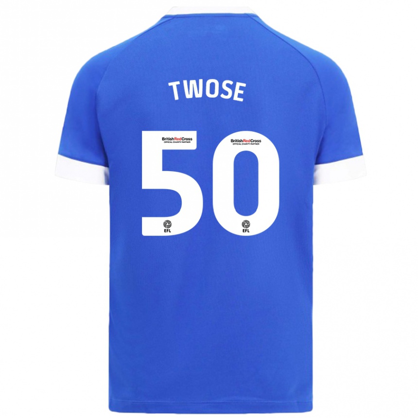 Kids Football Cody Twose #50 Sky Blue Home Jersey 2024/25 T-Shirt