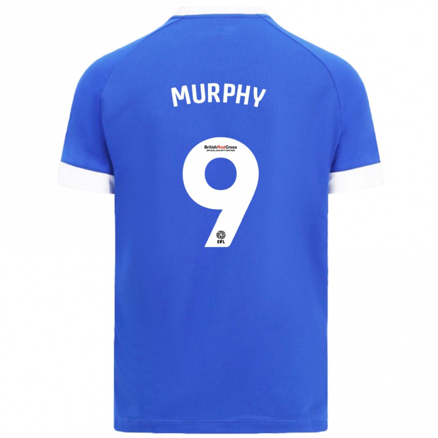 Kids Football Alana Murphy #9 Sky Blue Home Jersey 2024/25 T-Shirt