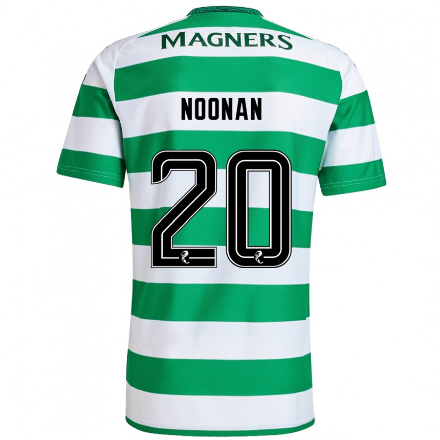 Kids Football Saoirse Noonan #20 Green White Home Jersey 2024/25 T-Shirt