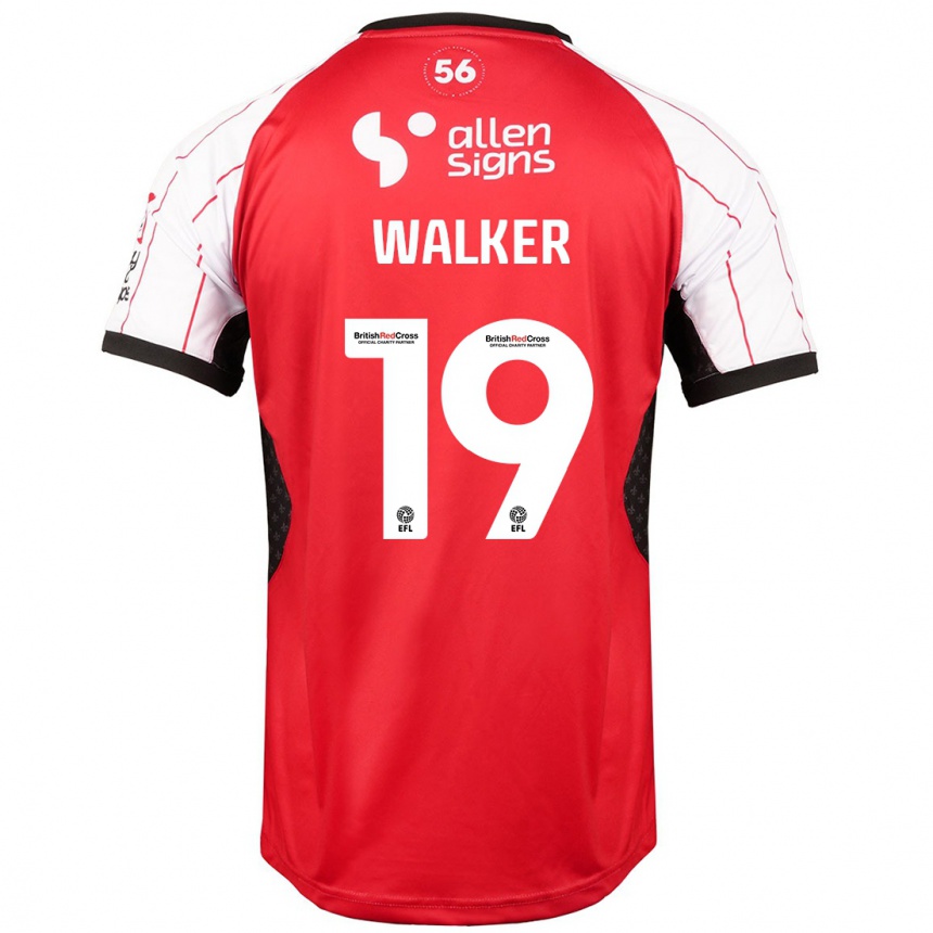 Kids Football Tyler Walker #19 White Home Jersey 2024/25 T-Shirt