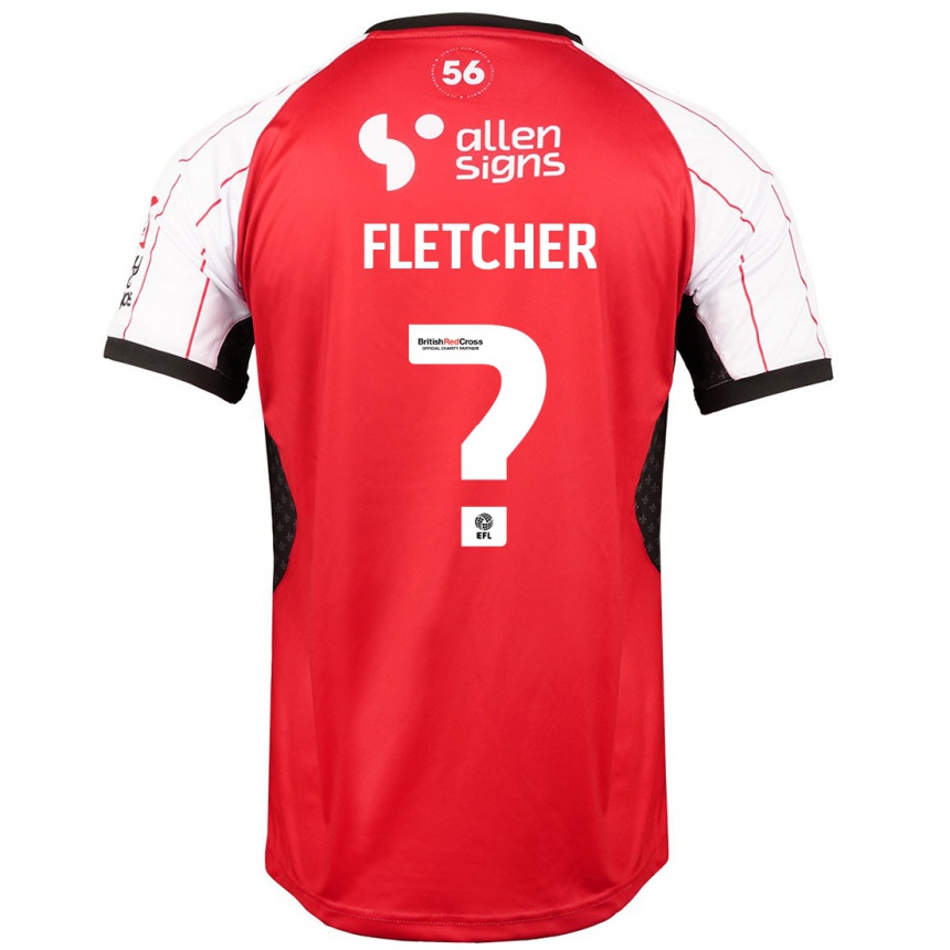 Kids Football Sinead Fletcher #0 White Home Jersey 2024/25 T-Shirt