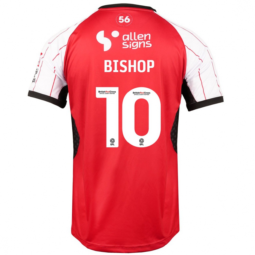 Kids Football Teddy Bishop #10 White Home Jersey 2024/25 T-Shirt