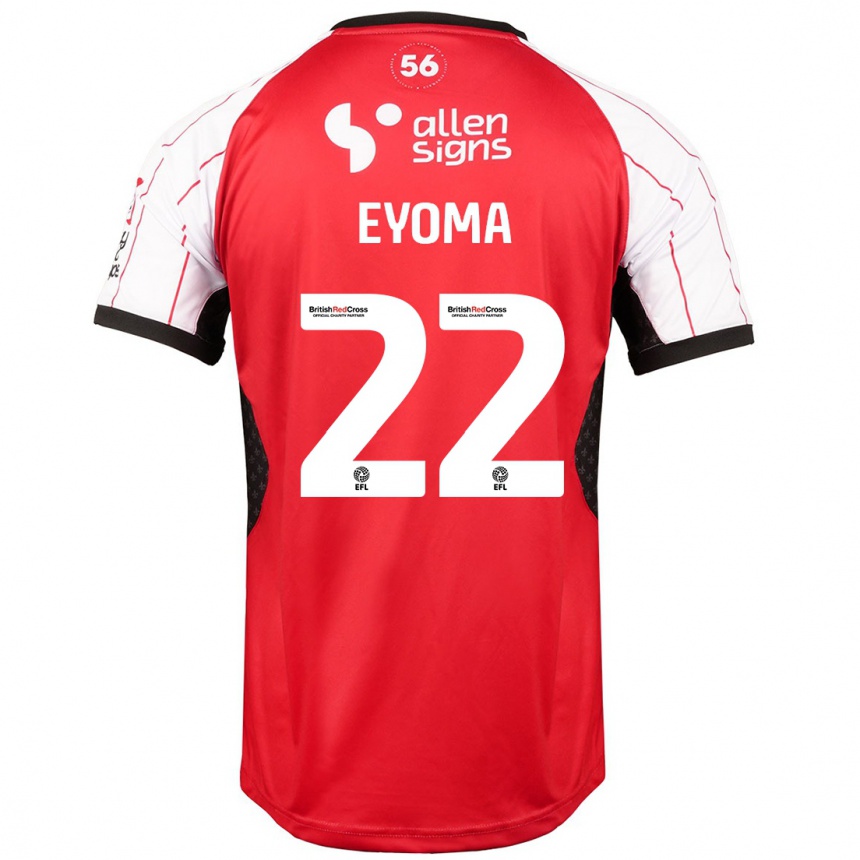 Kids Football Timothy Eyoma #22 White Home Jersey 2024/25 T-Shirt