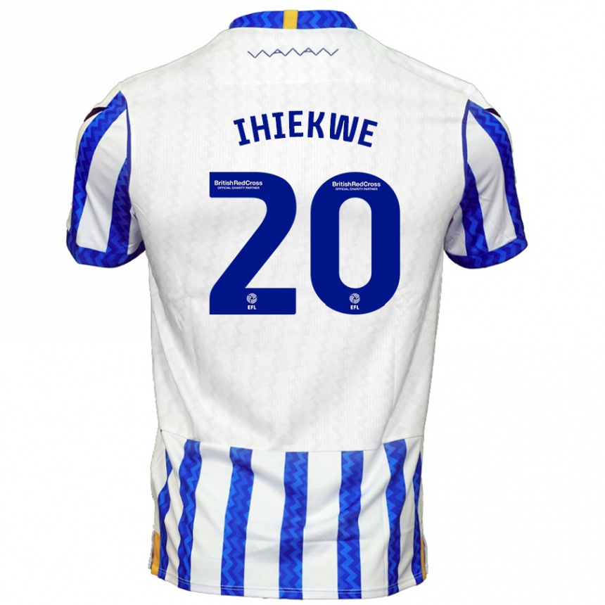 Kids Football Michael Ihiekwe #20 Blue White Home Jersey 2024/25 T-Shirt