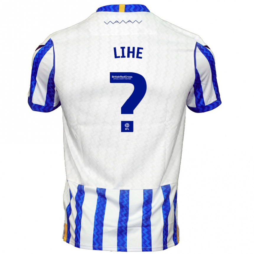 Kids Football Harris Lihe #0 Blue White Home Jersey 2024/25 T-Shirt