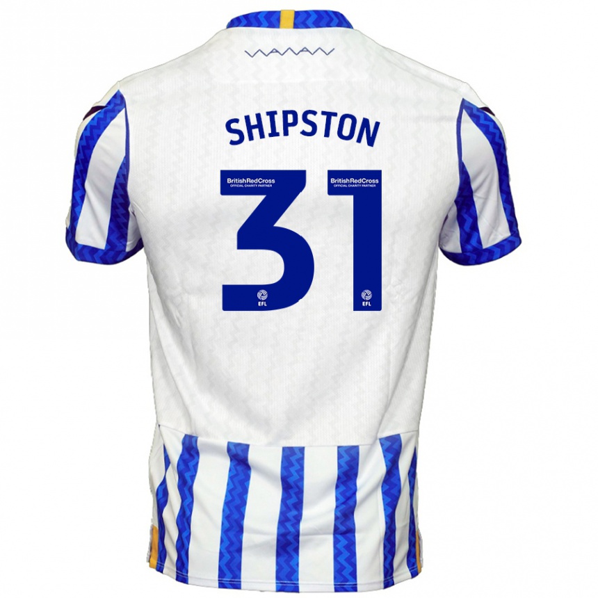 Kids Football Rio Shipston #31 Blue White Home Jersey 2024/25 T-Shirt